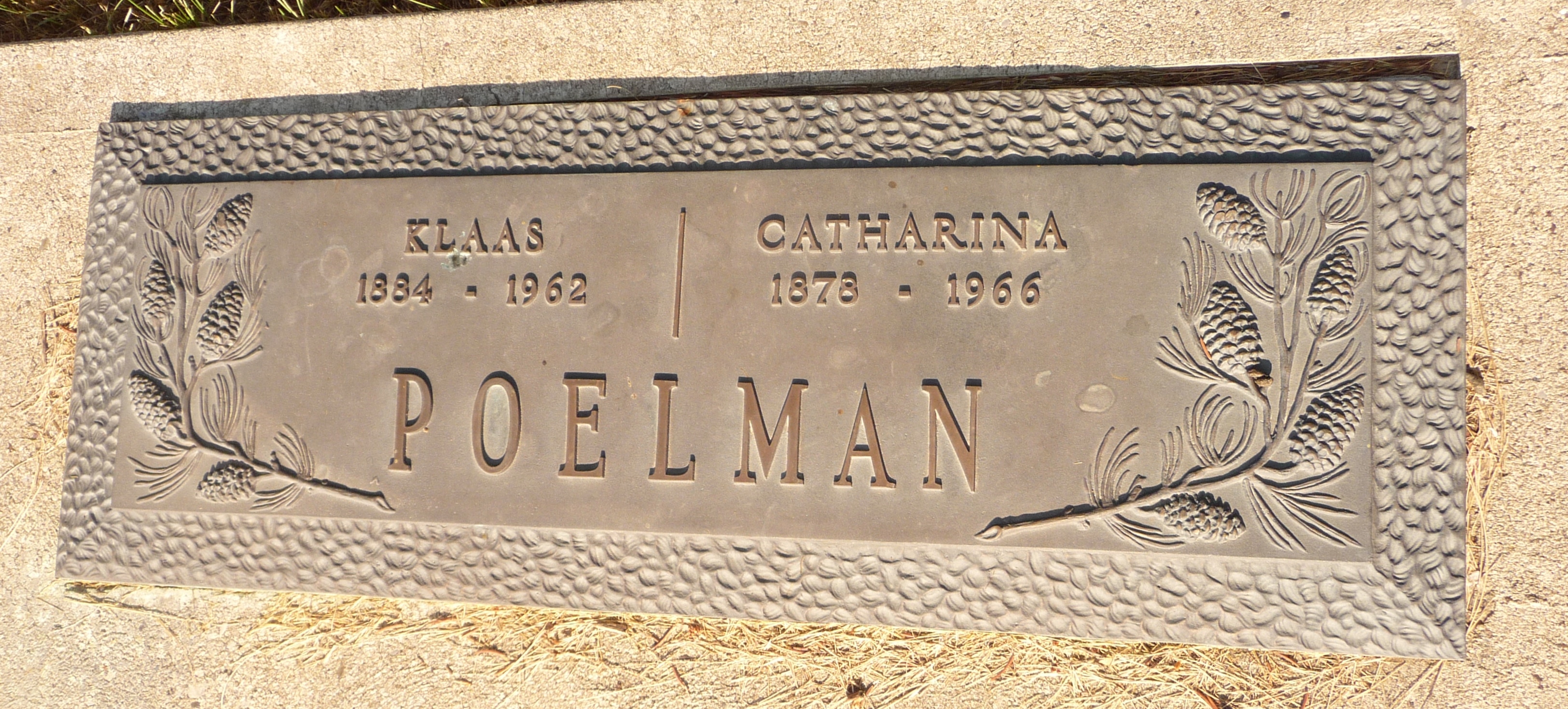 grafsteen Klaas Poelman en Catharina Mekkes on 6 Jul 2015.
Union Cemetery, Fort Macleod, AB, Canada
Section 7, Block 7 Lot 2S.